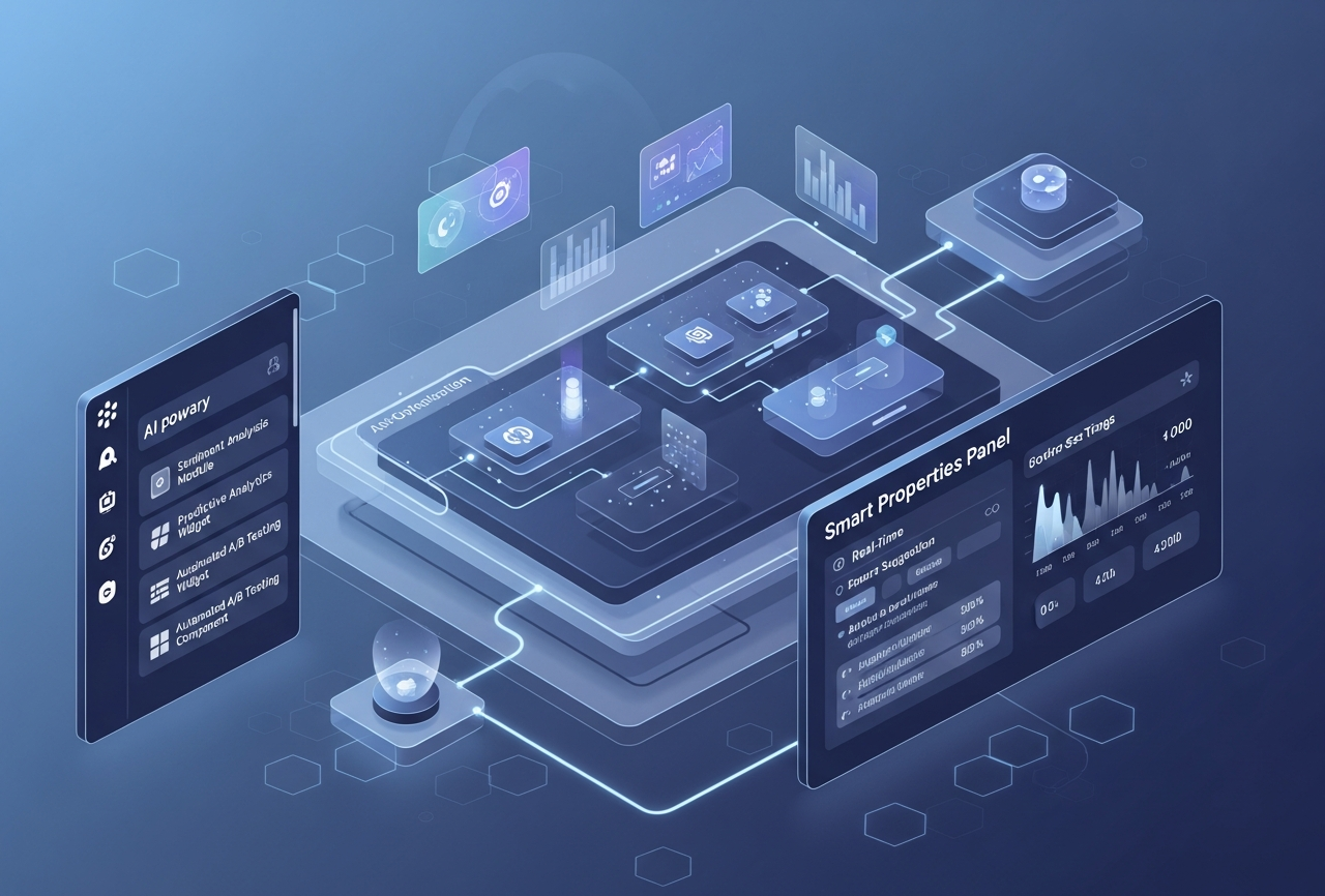 AI-First UX: No-Code Builders with Smart Interfaces and Self-Optimization