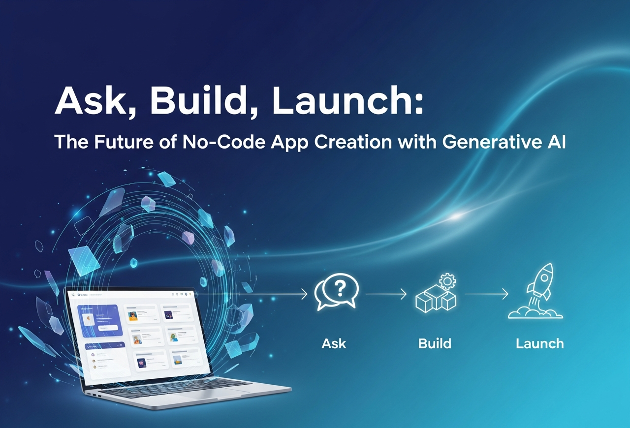 Ask, Build, Launch: The Future of No-Code App Creation with Generative AI